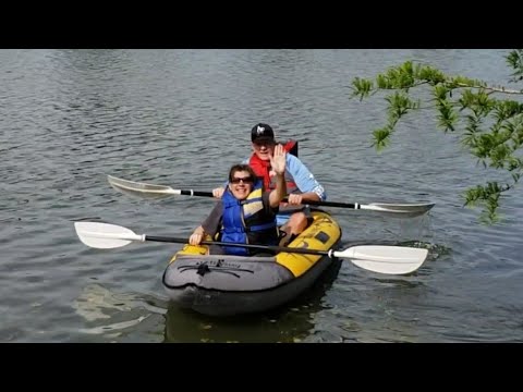 The Maiden Voyage of our Advanced Elements Island Voyage II Kayak