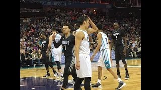 林書豪 Jeremy Lin's Offense & Defense Highlights 2016-03-08 Hornets VS Timberwolves