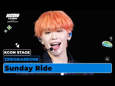 ZEROBASEONE (제로베이스원) - Sunday RIDE | KCON STAGE | KCON LA 2024