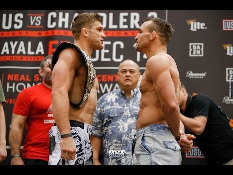 Bellator 212: Brent Primus vs. Michael Chandler Weigh-In Staredown - MMA Fighting