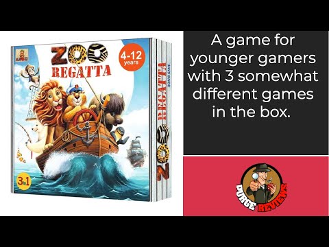 The Purge: # 2730 ZooRegatta: A mass market board game for the younger gamers in your family (3 games in one box)