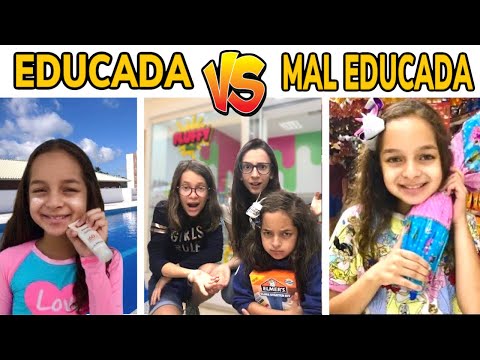 EDUCATED VS EVIL EDUCATED IN THE SWIMMING POOL / SLIME SHOP / EASTER