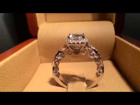 1.03 carat Vintage Filigree Engagement Ring