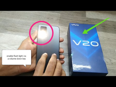 How Set Smart Click via Flash Light in VIVO V20/VIVO V20 pro| use volume key to enable flash light