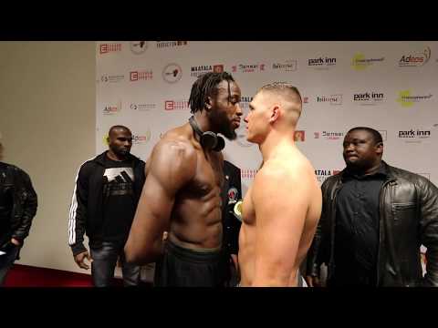 Djeko VS Snijders; Joel Tambwe "Big Joe" Djeko weigh in