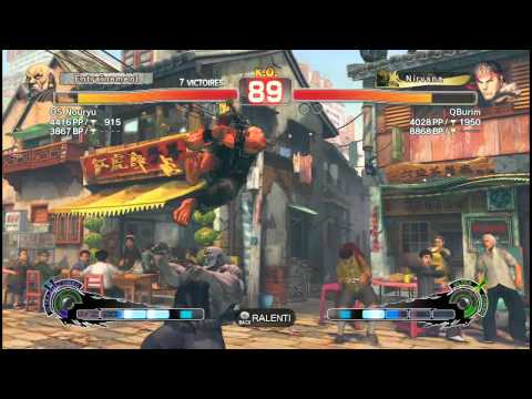 OS Nouryu (Gouken) VS QBurim (Ryu) - SSF4 AE 2012 720HD