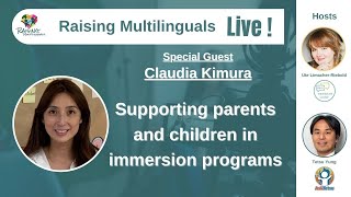 S62: Claudia Kimura - Supporting parents and children in immersion programs