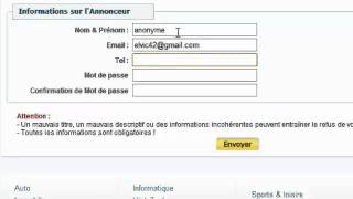petite annonce gratuite