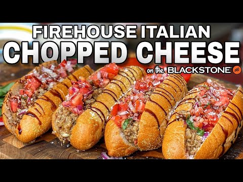 CJ's Firehouse Italian Chopped Cheese | Blackstone Griddle
