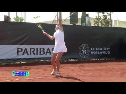 Victoria Mboko (CAN) vs. Gureva Anastasiia (RTF), Junior Billie Jean King Cup 2021 | Quarter-finals