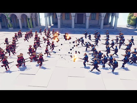 50x ARMY MAN vs 50x ARMY MAN !! - Totally Accurate Battle Simulator | TABS