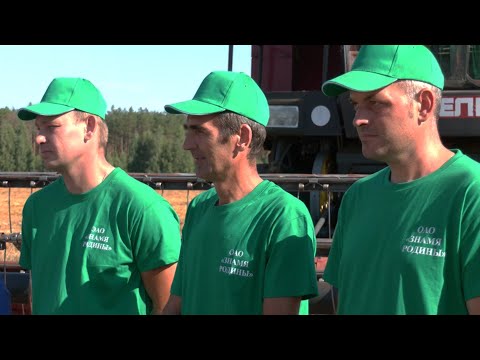 В Гомельской области чествовали лидеров жатвы видео