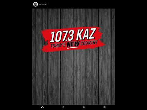 107.3 KAZ WKAZ-FM Top of the Hour ID 4/19/21 at 2:01 pm