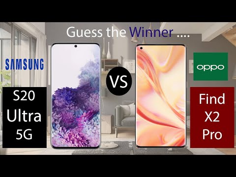 Oppo Find X2 Pro VS Samsung S20 Ultra 5G | Find X2 Pro vs S20 Ultra Comparison
