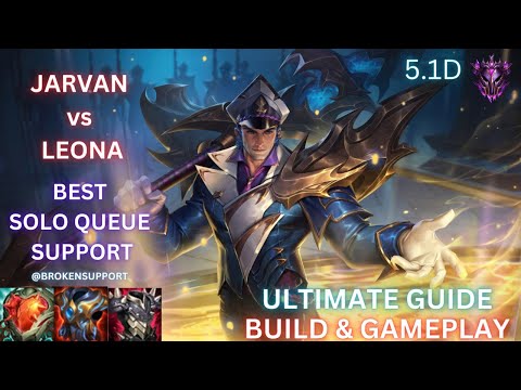 Wild Rift Jarvan Support Guide - Best Soloque Support - Build, Runes, Gameplay - Beginner to Pro