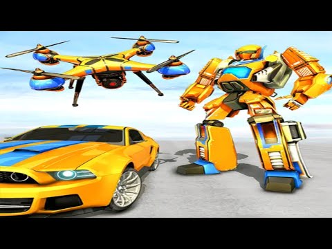 Drone Robot Car game - Robot Transforming games