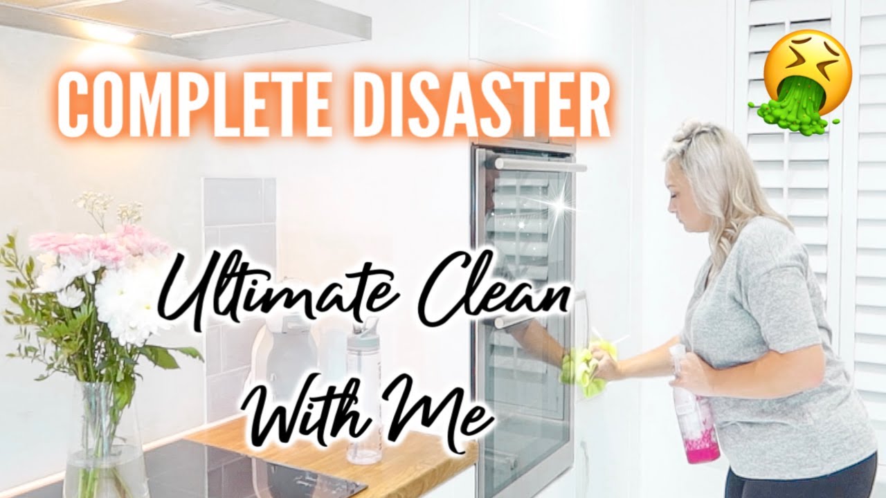 🤮 Complete Disaster ULTIMATE CLEAN WITH ME | RELAXING EXTREME CLEANING MOTIVATION |ELLIS SARA SMITH