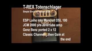 preview picture of video 'T Rex Totenschlager Distortion Pedal'