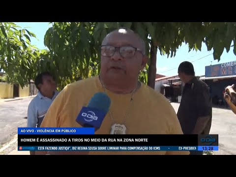 Homem é assassinado a tiros no meio da rua na zona norte 01 08 2022