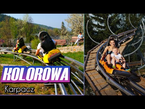 KOLOROWA/Karpacz-Toboggan run and "Alpine Coaster" Which one is faster...? #karpacz #kolorowa