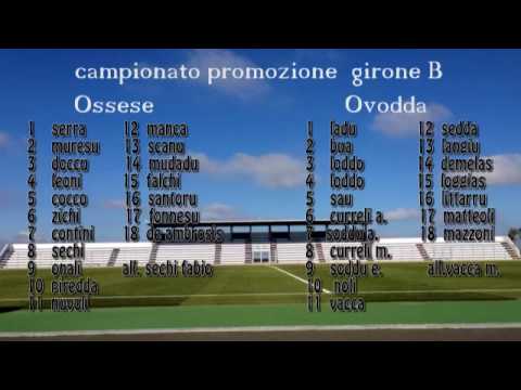 Ossese vs Ovodda campionato promozione
