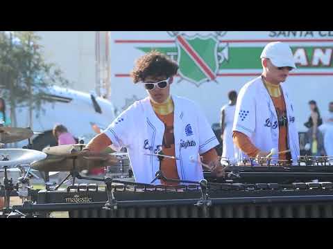 Blue Knights 2025 Front Ensemble In the Lot