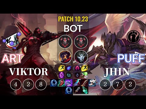 RJ Art Viktor vs IG Puff Jhin Bot - KR Patch 10.23