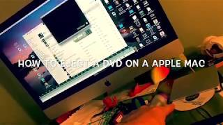 How to eject a DVD on a Apple Mac