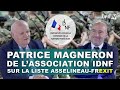 Patrice Magneron, de l'Association Place d'Armes à la liste ASSELINEAU-FREXIT