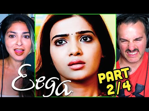 EEGA Movie Reaction Part 2/4! | Nani | Sudeep | Samantha Ruth Prabhu | S.S. Rajamouli