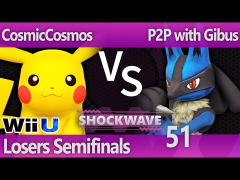 SW 51 Smash 4 - CosmicCosmos (Pikachu) vs P2P with Gibus (Lucario) - Losers Semifinals