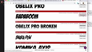 Downloading fonts and using them in your design wi