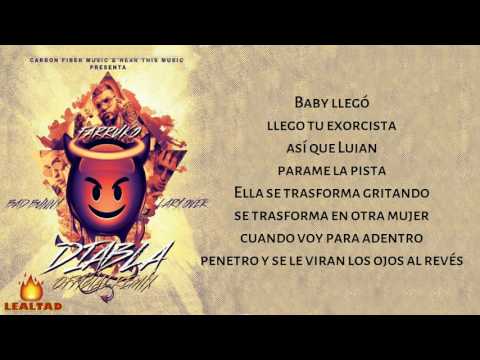 Diabla Letra - Farruko Ft Bad Bunny y Lary Over