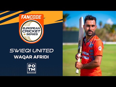 POTM: W.Afridi - Match 26 - MTD vs SWU | Highlights | FanCode ECS Malta, 2022 Day 7 | ECS22.652