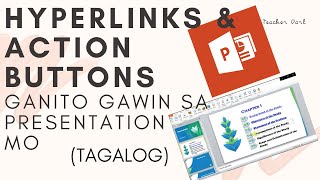 HOW TO ADD HYPERLINKS & ACTION BUTTONS IN POWERPOINT