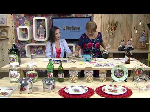 Decoupage com adesivos decorativos - Mamiko Yamashita - 02/10/2018