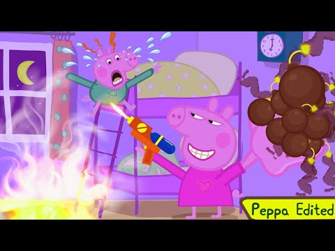I edited Peppa Pig to make Peppa cook George 🔥 🤣😂  (Literally) !!