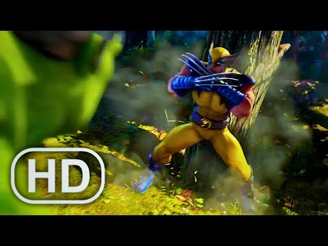 WOLVERINE VS HULK | EPIC FIGHT SCENE (4K ULTRA HD) | #MARVEL SUPERHERO CINEMATIC