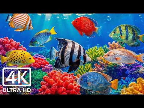 4K Aquarium Dreams | Relax in a Magical Ocean World with Peaceful Sleep Ambience