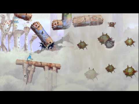 Rayman Origins - World 2 cooperative bonus level, 720p