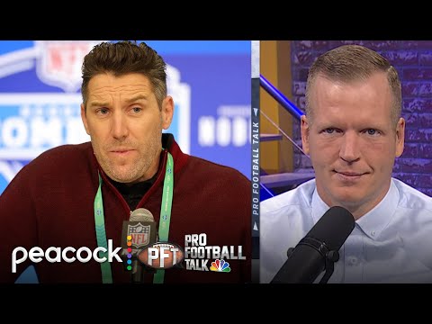 Adam Peters: Commanders are ‘far from our answer’ for No. 2 pick | Pro Football Talk | NFL on NBC