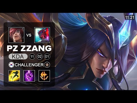 Pz ZZang Yone Top vs Sett - KR Challenger - Season 11 Patch 11.21