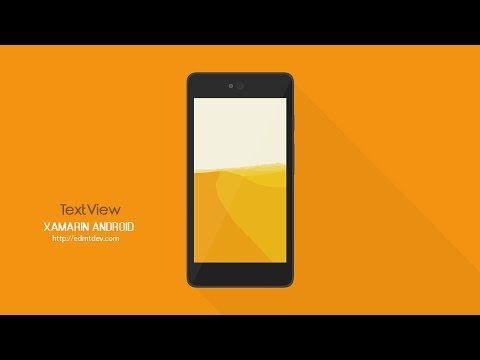 Xamarin Android Tutorial TextView