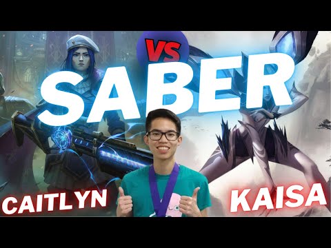 SABER | CAITLYN VS KAISA | ADC GAMEPLAY | Patch 15.3 / Season 15 | #LeagueofLegends