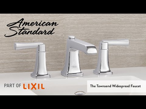 Townsend® 8-Inch Widespread 2-Handle Bathroom Faucet 1.2 gpm/4.5 L/min With Lever Handles // POLISHED CHROME // YouTube Video