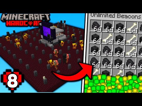 Insane Wither Skull Farm in Minecraft 1.20 Hardcore