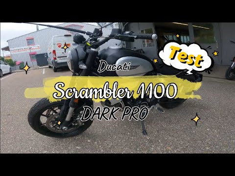 Ducati Scrambler 1100 Dark Pro / my test ride with the powerful Italian
