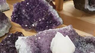 Amethyst - Amethystdrusen - Edelsteine und Mineralien