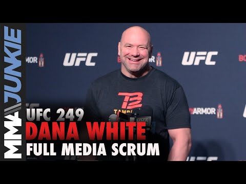 UFC 249: Dana White full pre-fight media scrum