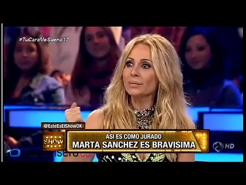 Look at what Marta Sánchez was like as a judge: amazing!